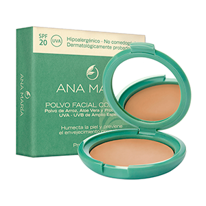 Polvo facial compacto arroz 15gr ANA MARIA