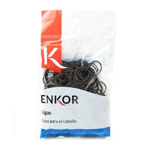 Ligas negras para el cabello ENKOR