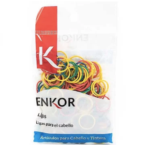 Ligas colores para el cabello ENKOR